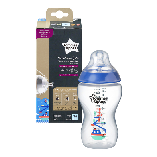 Tommee Tippee flašica CTN Boy 340ml, 3M