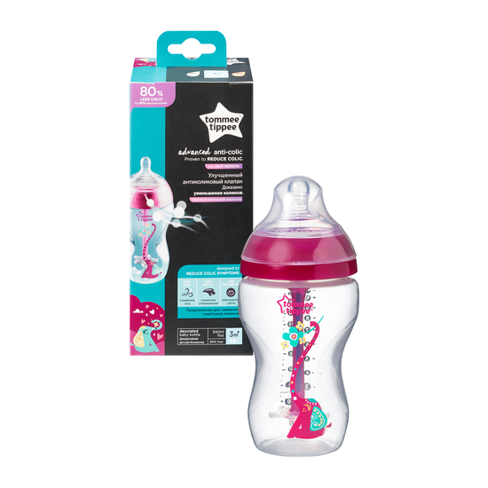 Tommee Tippee flašica Sentinel ADVANCE Girl 340ml