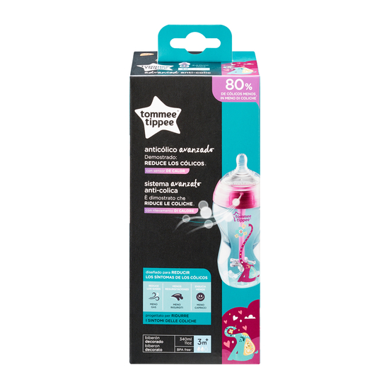 Tommee Tippee flašica Sentinel ADVANCE Girl 340ml