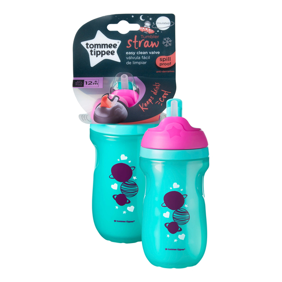 Tommee Tippee Straw Cup tirkiz 12M