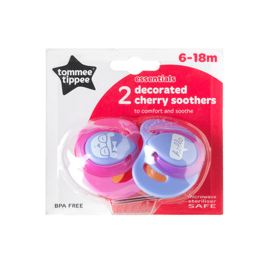 Tommee Tippee varalica Basic Decorated cherry 2/1 6-18M