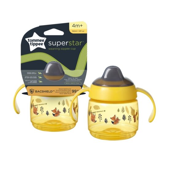 Tommee Tippee čaša 4m 190ml, žuta