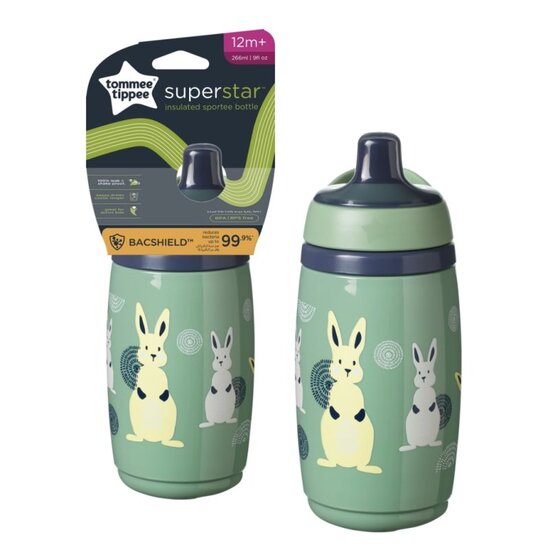 Tommee Tippee sportska boca Sportee 266ml 12m+, zelena